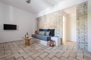 A television and/or entertainment centre at Elia Residences Santorini