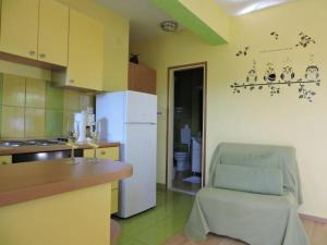 Kuchyň nebo kuchyňský kout v ubytování Apartment GREEN Jelsa