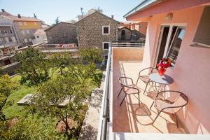 Balkón nebo terasa v ubytování Apartments Stanka
