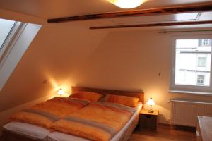 Cama o camas de una habitación en Haus der Berge