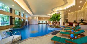 Bazén v ubytování C&D Resort,Wuyi Mountain nebo v jeho okolí