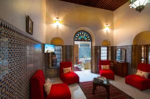 Posezení v ubytování Riad Dar Jabador