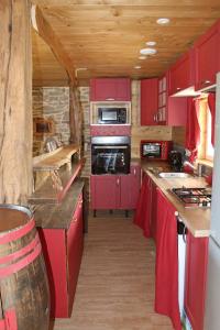 Η κουζίνα ή μικρή κουζίνα στο Tal ar galonn