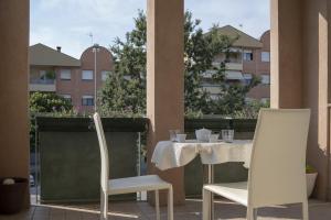 Balkón alebo terasa v ubytovaní Fellini - Family Flat