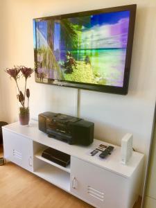 TV a/nebo společenská místnost v ubytování Comfort-Apartment