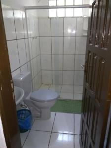 Kúpeľňa v ubytovaní Casa do Mineiro