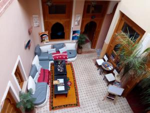 A seating area at Riad Jenan Adam