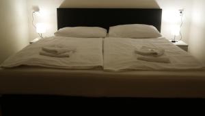 Voodi või voodid majutusasutuse Hotel Bílý Koníček toas