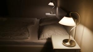 Voodi või voodid majutusasutuse Hotel Bílý Koníček toas