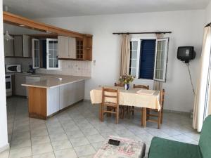 A kitchen or kitchenette at Petros Studios Kythera