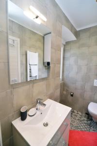 Koupelna v ubytování Apartments Knezgrad