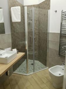 Koupelna v ubytování Solfatara Suites B&B