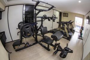 Fitness centrum a/nebo fitness zařízení v ubytování Da Vinci Hotel & Conventions