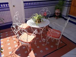 Posezení v ubytování Hostal Maestre