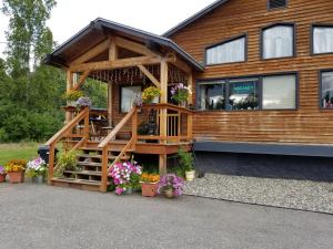Zahrada ubytování Cache Cabins