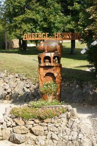 Zahrada ubytování Auberge du Hérisson