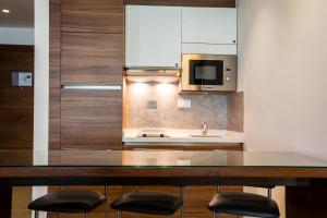 Η κουζίνα ή μικρή κουζίνα στο Citea Apart Hotel