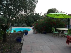 Bazén v ubytování Le Petit Coin de Paradis nebo v jeho okolí + 37 fotografií