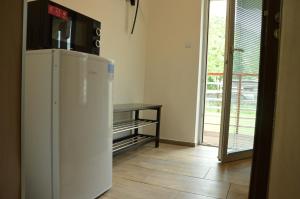 Η κουζίνα ή μικρή κουζίνα στο Apartmány Polevsko