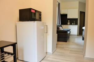 Η κουζίνα ή μικρή κουζίνα στο Apartmány Polevsko