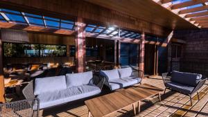 Posezení v ubytování Casas Martín Pescador, Lago Huillinco, Chiloe