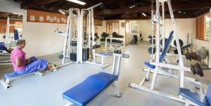 Fitness centrum a/nebo fitness zařízení v ubytování Mobil home 3 chambres