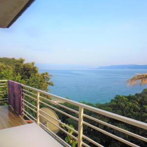 Ein Balkon oder eine Terrasse in der Unterkunft LiliAnka