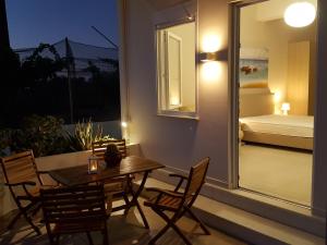 Balkon lub taras w obiekcie Minimalistic Apartment Near the Sea