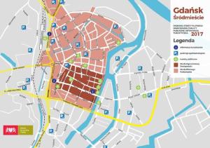 Výhľad na mesto Gdansk alebo výhľad na mesto priamo z apartmánu