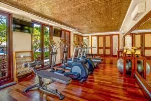 Fitness centrum a/nebo fitness zařízení v ubytování Rama Beach Resort and Villas