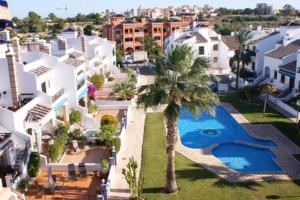 an aerial view of a resort with a swimming pool at Calle Rigoletto Villamartin Costa Blanca in Villamartin