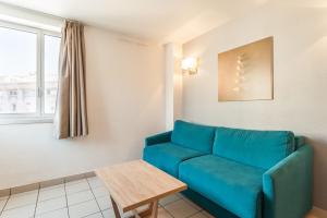Χώρος καθιστικού στο Residhotel Le Grand Prado