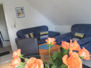 Część wypoczynkowa w obiekcie Cozy Apartment in Zingst Germany with Garden