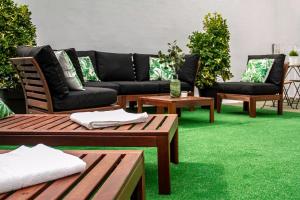 Część wypoczynkowa w obiekcie Real Beds Madrid