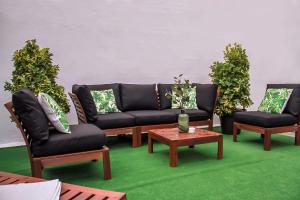 Część wypoczynkowa w obiekcie Real Beds Madrid
