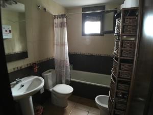 Koupelna v ubytování Casa El Cabrero