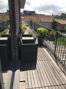 Een balkon of terras bij Bonne Futte Homestay
