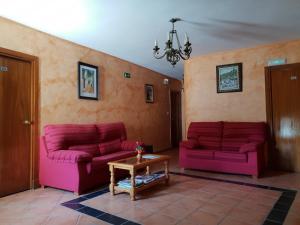 Posezení v ubytování Hostal Pampaneira