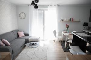 Posezení v ubytování Apartament Soft 11