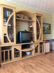 キリルロフにあるSimonovskayaのテレビ付本棚