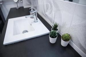 Koupelna v ubytování Apartament Soft 11