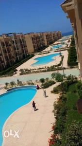 The swimming pool at or close to Emarat Hightes north coast egypt