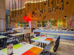 三亚丽禾温德姆酒店(首日迷你吧)餐厅或其他用餐的地方
