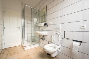 Koupelna v ubytování Apart-Hostel ZERO