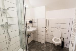 Koupelna v ubytování Apart-Hostel ZERO