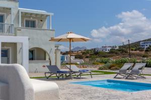 Bazén v ubytovaní Sun and Moon Villas alebo v jeho blízkosti