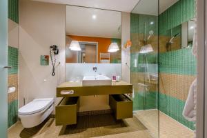 Koupelna v ubytování Hotel Therme Meran - Terme Merano