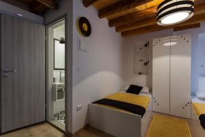Posteľ alebo postele v izbe v ubytovaní Guest House Blue