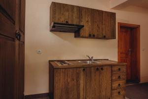 Kuchyň nebo kuchyňský kout v ubytování Apartmani i sobe Dinko
