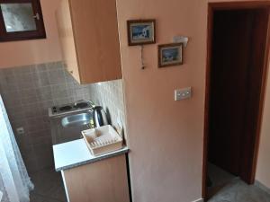 Kuchyň nebo kuchyňský kout v ubytování Apartments Vukotic